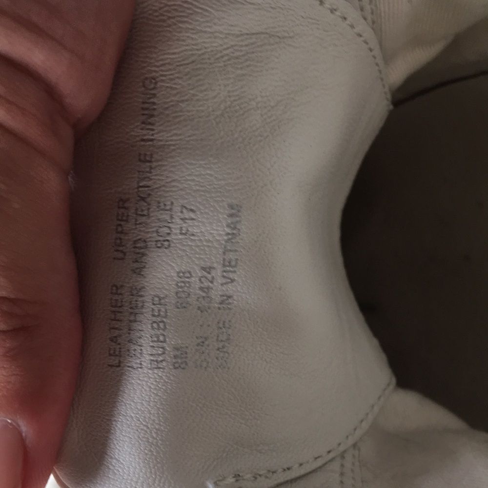 Tory Burch Sport Shoes Women Sz 8 Leather White Straps Sneaker Athletic 0565 - Picture 12 of 13